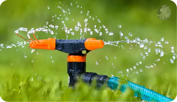 zraszacz rotacyjny jako idealne rozwiązanie do dużych ogrodów